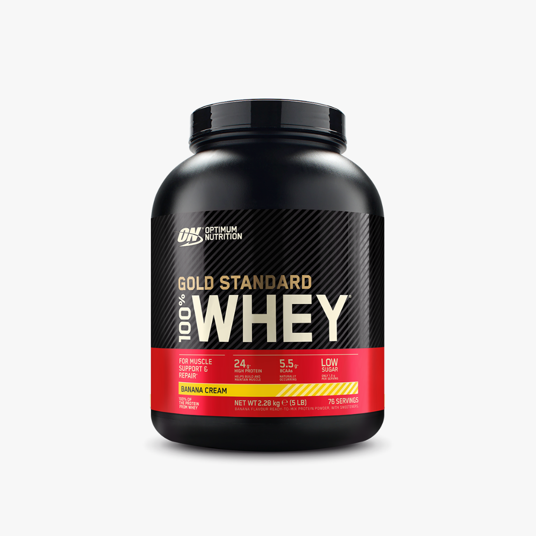 Gold Standard 100% Whey -Heraproteiinijauhe, 2270 g banana cream