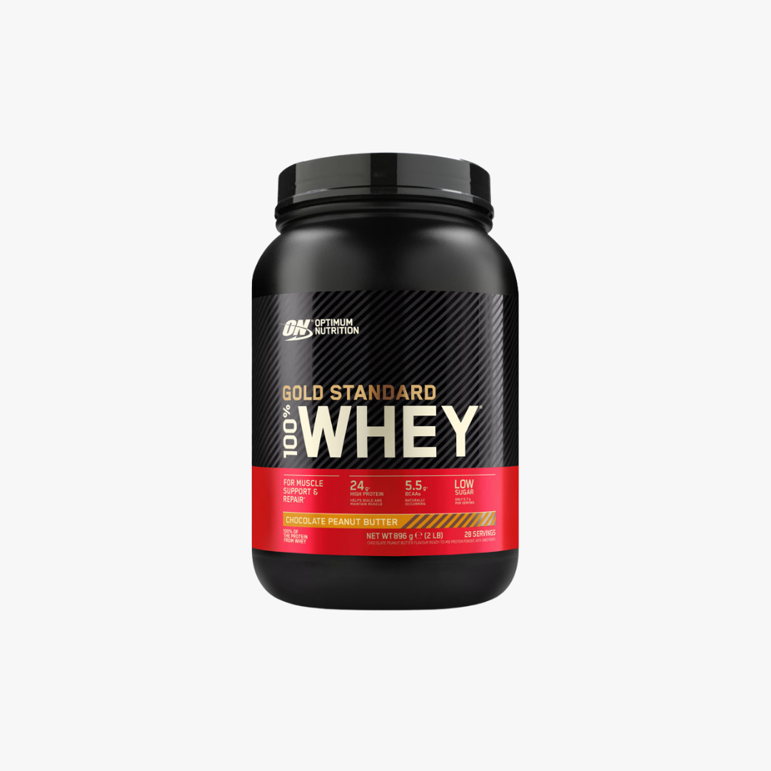 Gold Standard 100% Whey -Heraproteiinijauhe, 900 g chocolate peanut butter