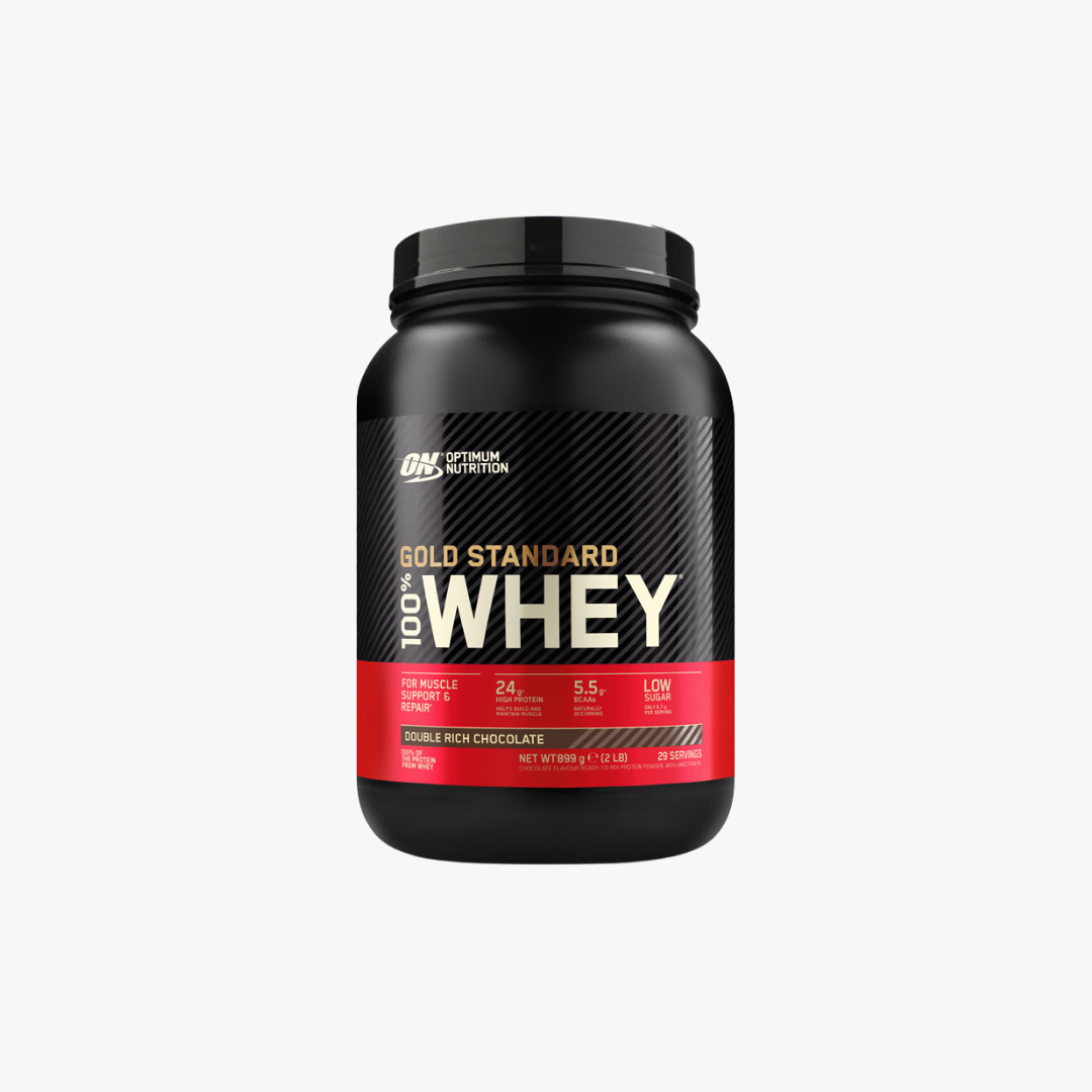 Gold Standard 100% Whey -Heraproteiinijauhe, 900 g extreme milk chocolate