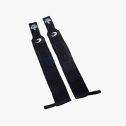 Hardcore Wrist Wraps 18inch (46cm) , Black/White - Rannetuet