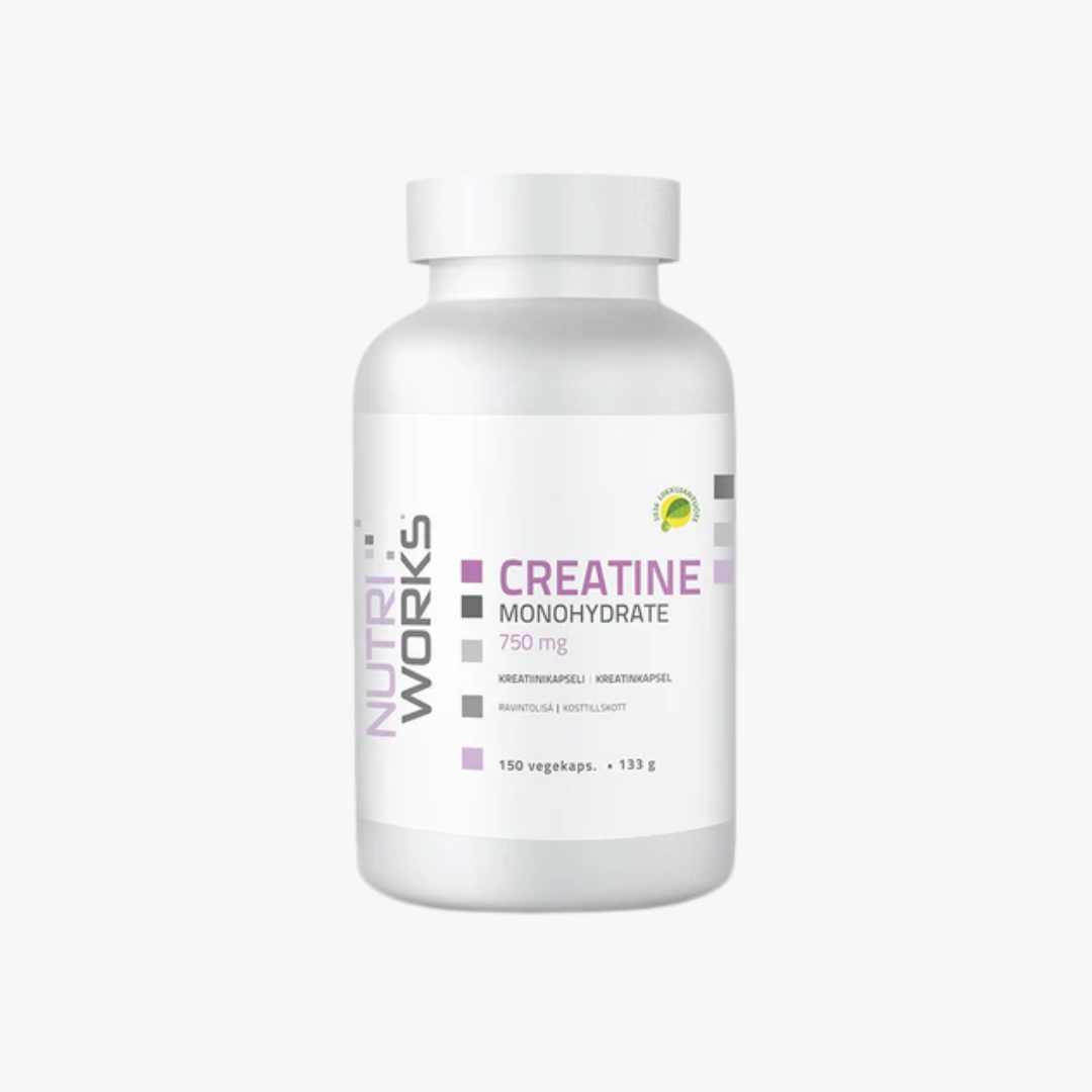 Creatine Monohydrate 750mg, 150 kaps. - Kreatiinikapselit