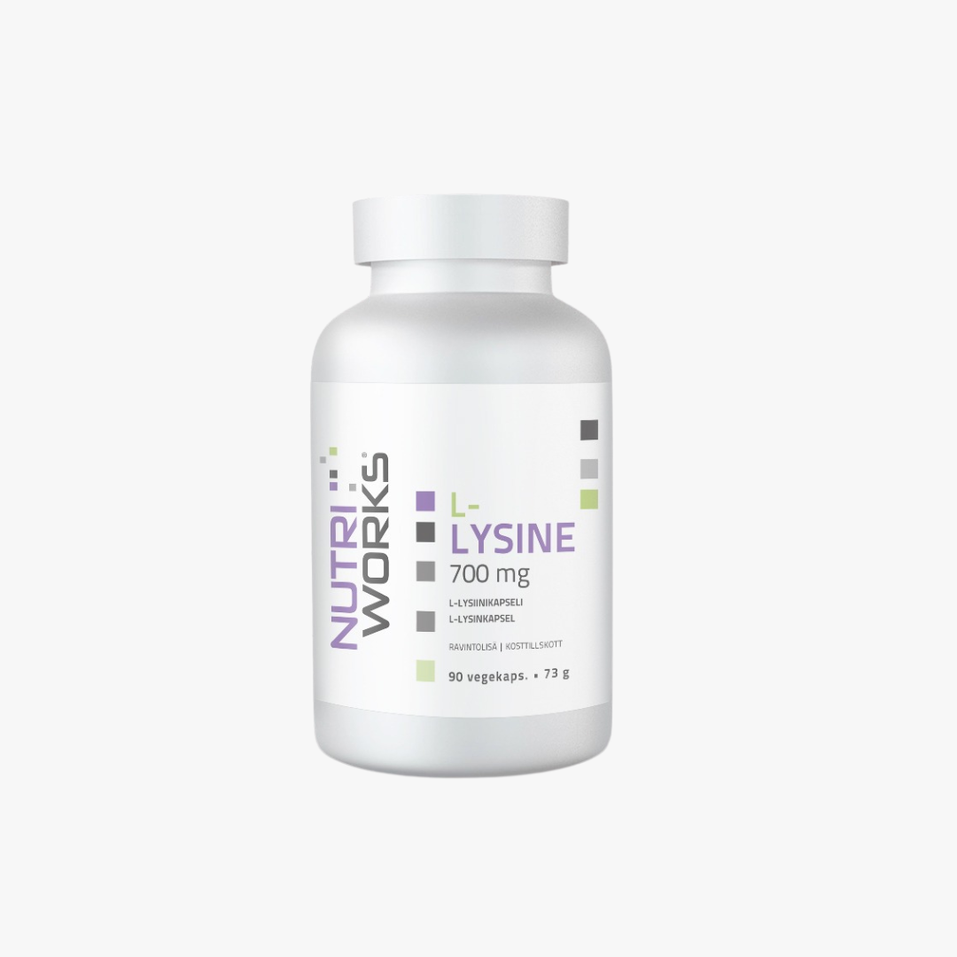 L-Lysine 700 mg -Lysiinikapseli, 90 kapselia
