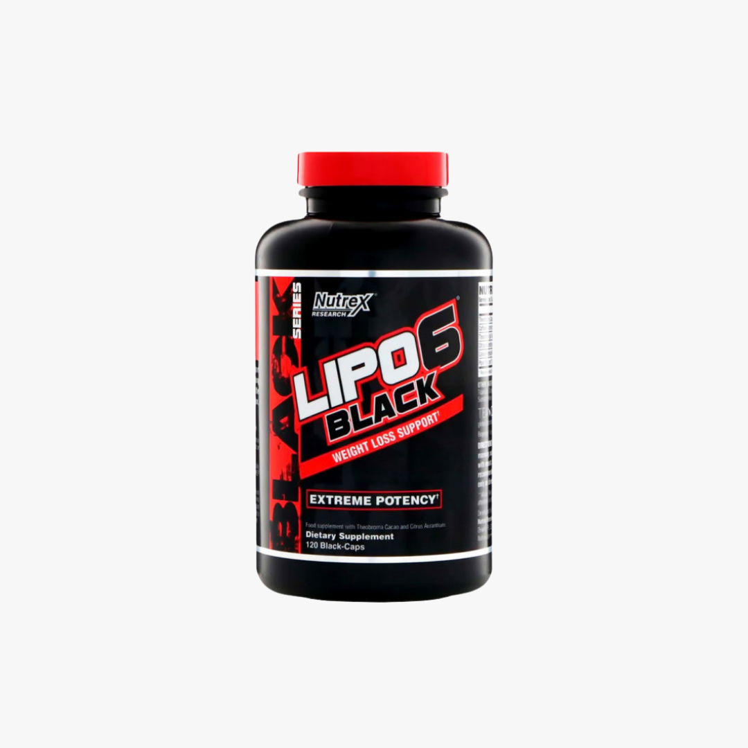 Lipo-6 Black -Rasvanpolttovalmiste, 120 kapselia