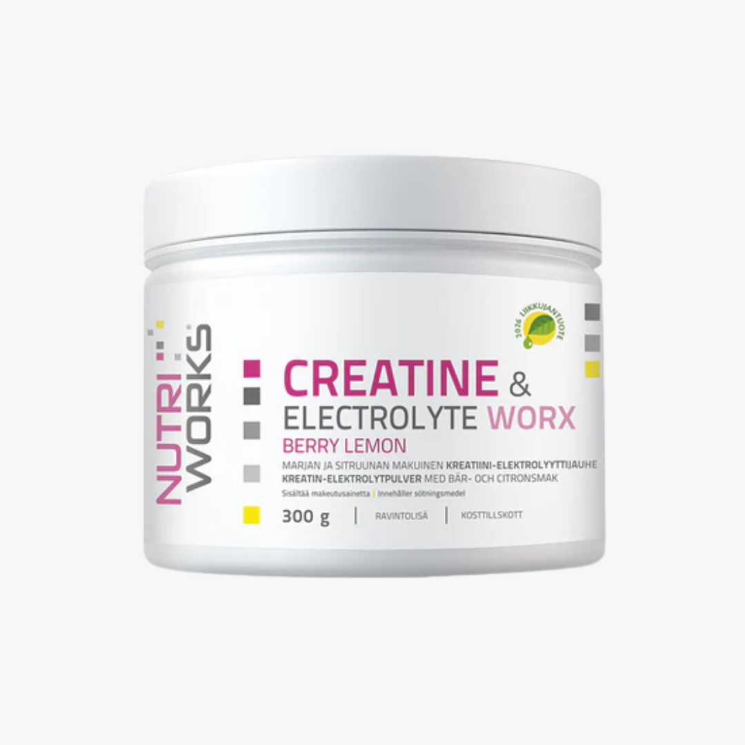 Creatine & Electrolyte Worx, 300g - Kreatiinielektrolyyttijauhe