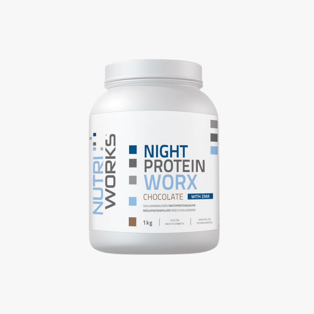 Night Protein Worx With ZMA -Kaseiiniproteiini, 1000 g