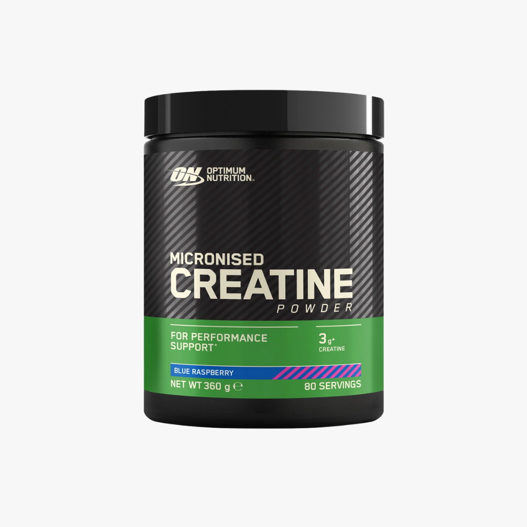 Creatine Powder, Blue Raspberry , 360 g - Makeutettu kreatiinimonohydraattijauhe