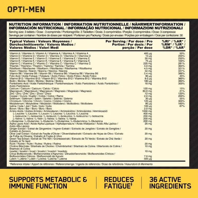 Opti-Men - Proteiinipuoti