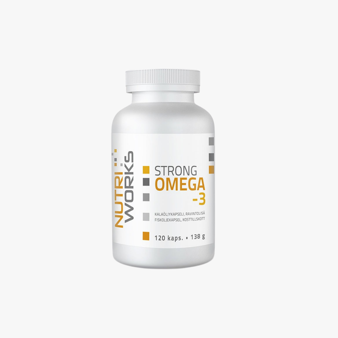 Strong Omega-3 -Kalaöljykapseli, 120 kapselia