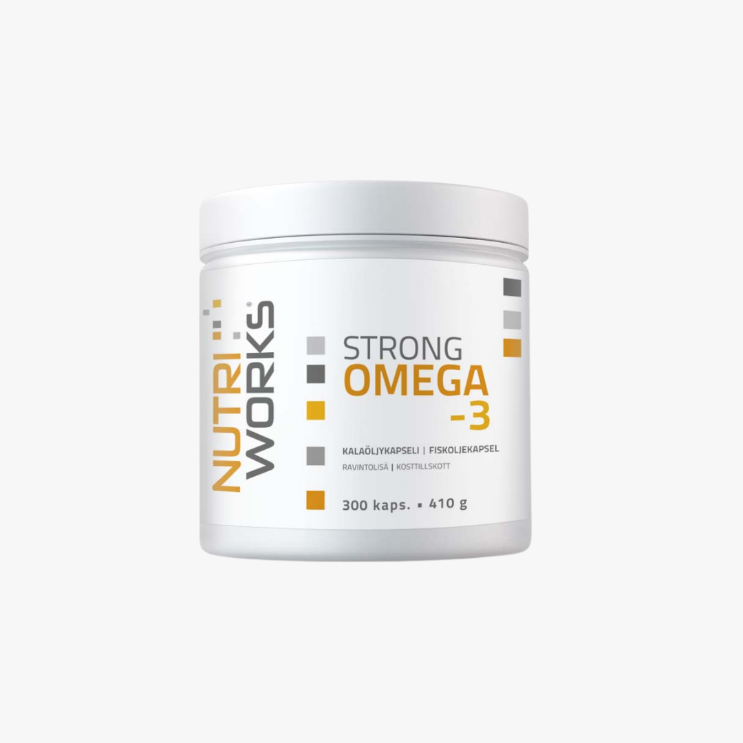 Strong Omega-3 -kalaöljykapseli, 300 kapselia