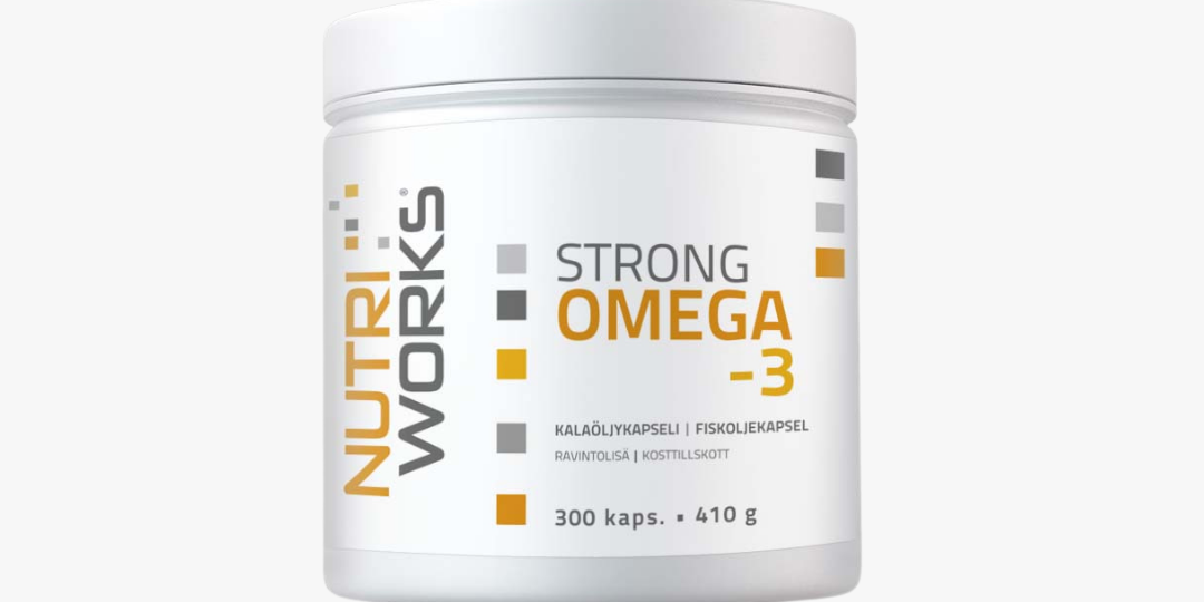 Strong Omega-3 -kalaöljykapseli, 300 kapselia