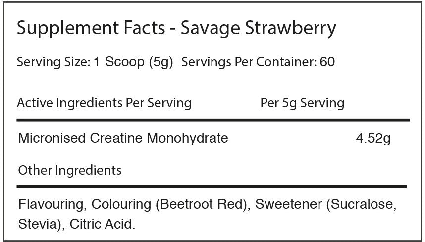 Creatine Monohydrate 300 g - Proteiinipuoti